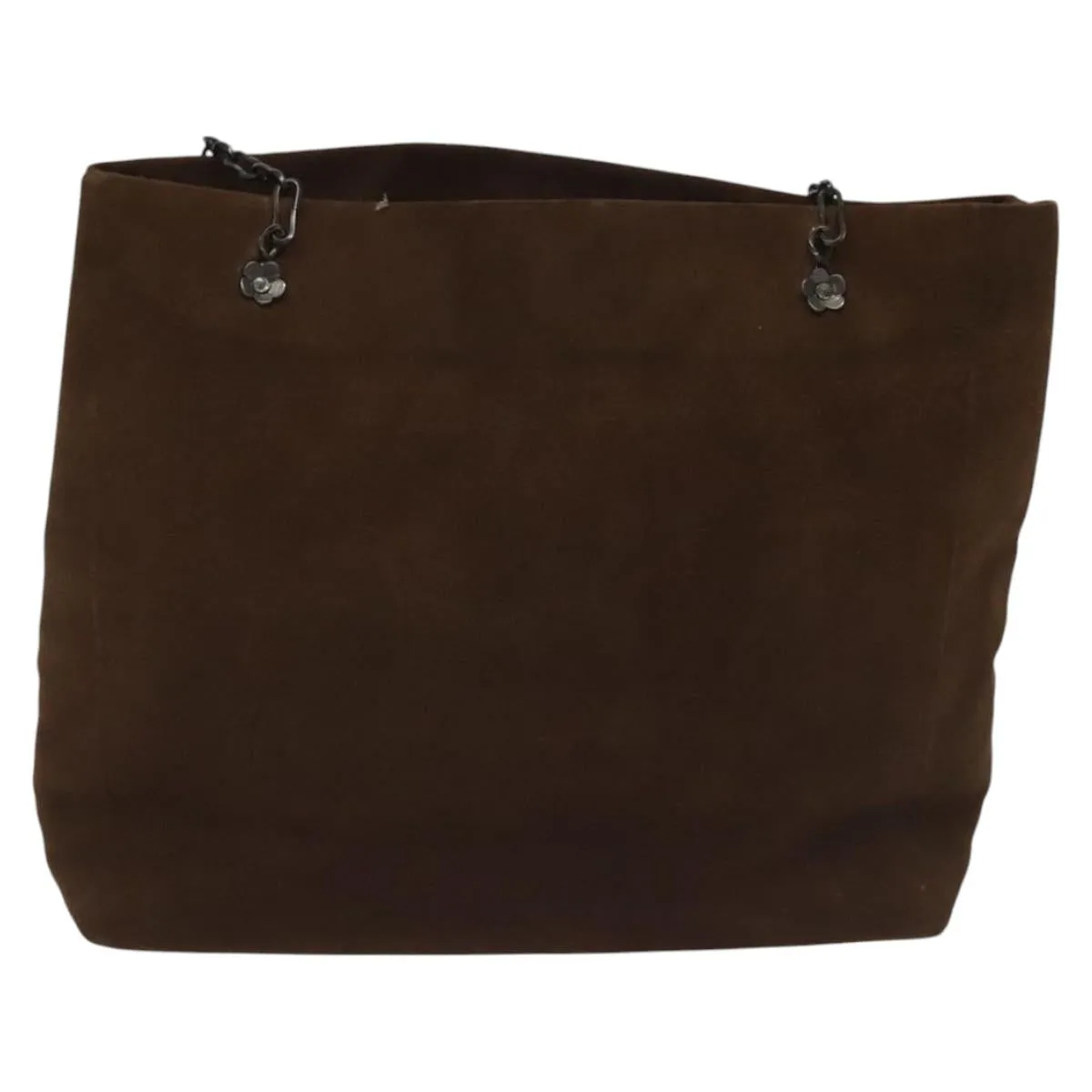 Prada Shopping Suede Shoulder Bag (Pre-Owned)