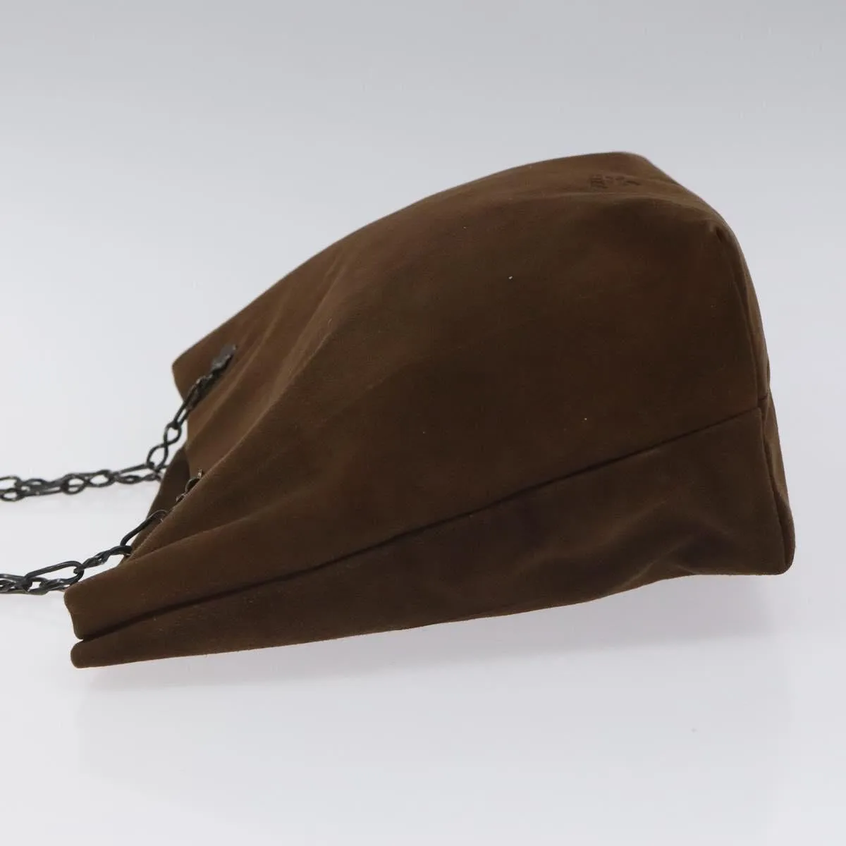 Prada Shopping Suede Shoulder Bag (Pre-Owned)