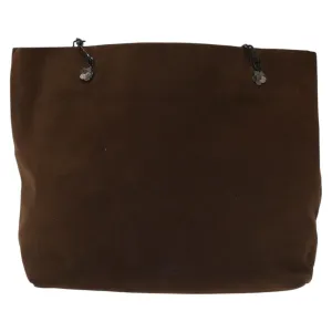 Prada Shopping Suede Shoulder Bag (Pre-Owned)