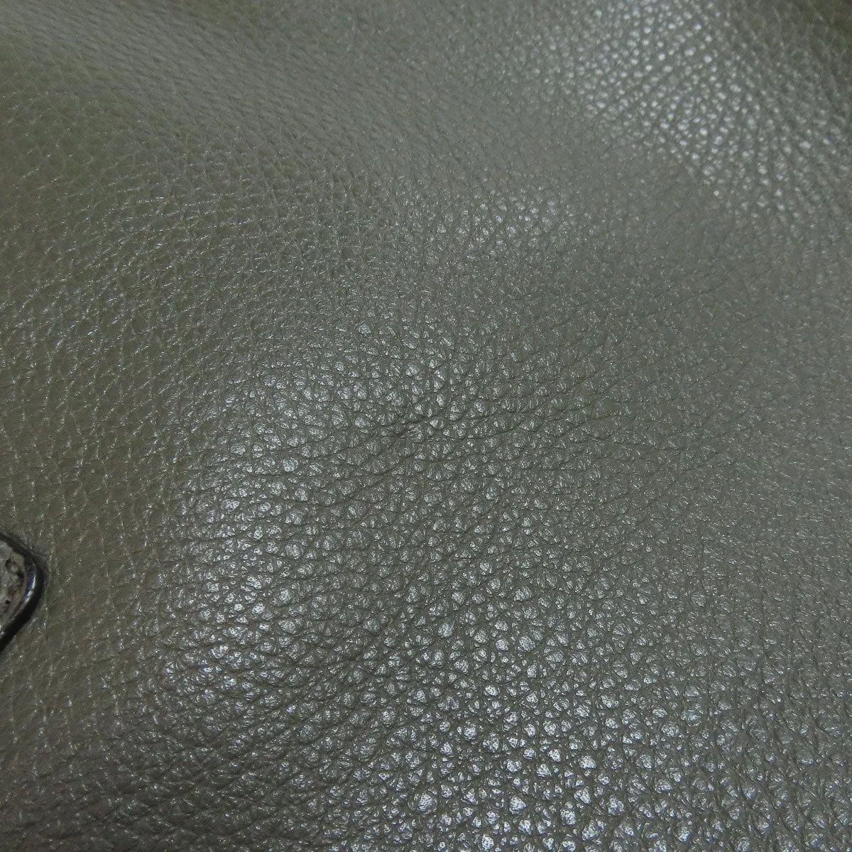 PRADA Shoulder Bag VA1034 leather gray logoMetal Women Used