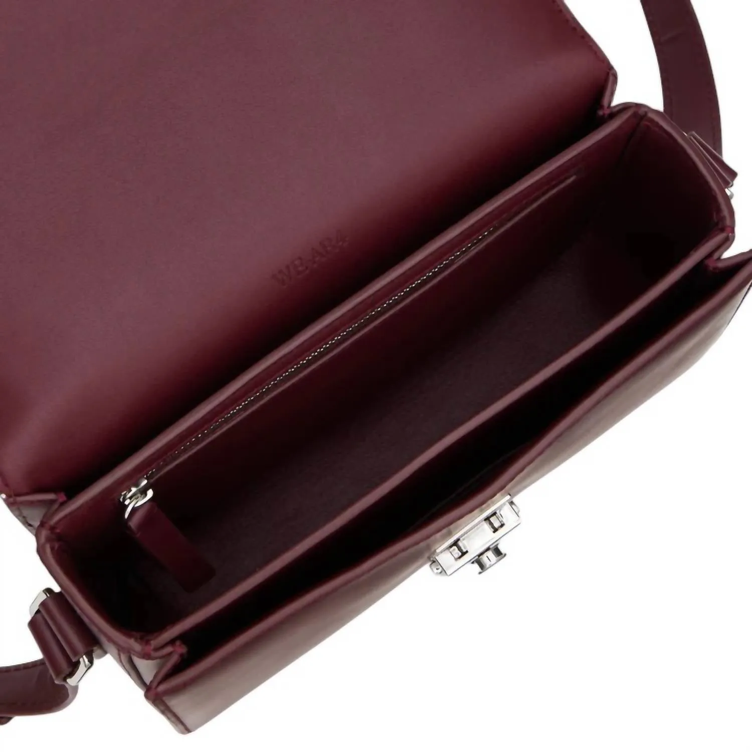 Retro Shoulder Bag In Oxblood
