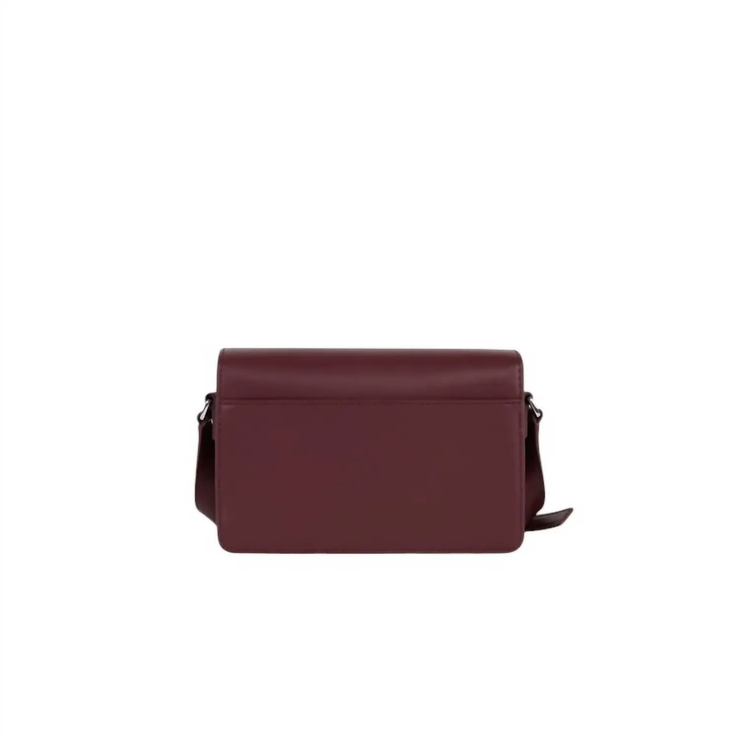 Retro Shoulder Bag In Oxblood