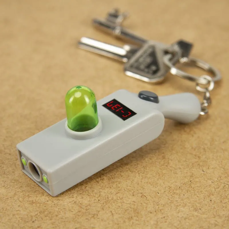 Rick and Morty Portal Gun Keyring Light