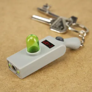 Rick and Morty Portal Gun Keyring Light