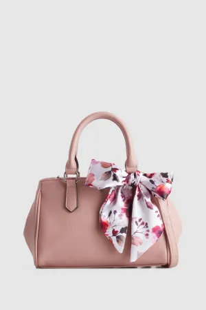 Rosewater Scarf Mini Grab Tote Bag