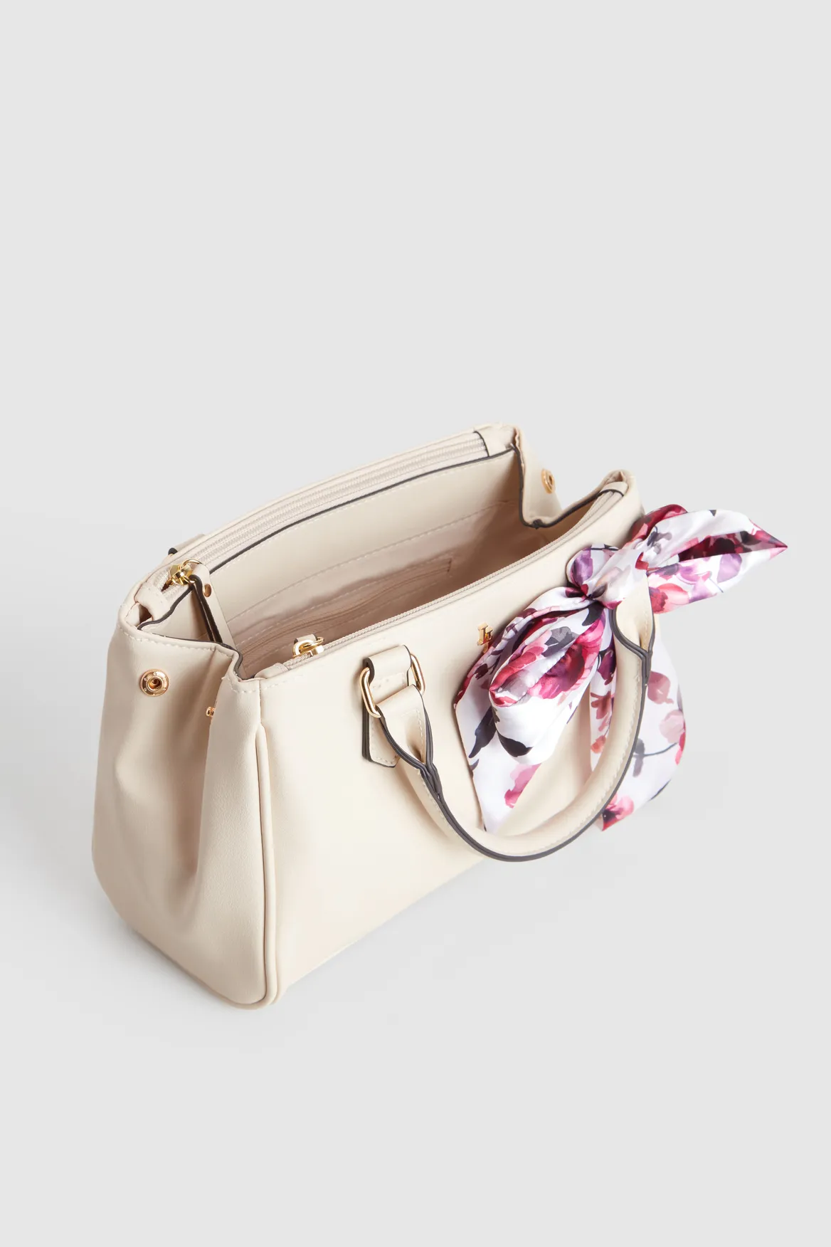 Rosewater Scarf Mini Grab Tote Bag