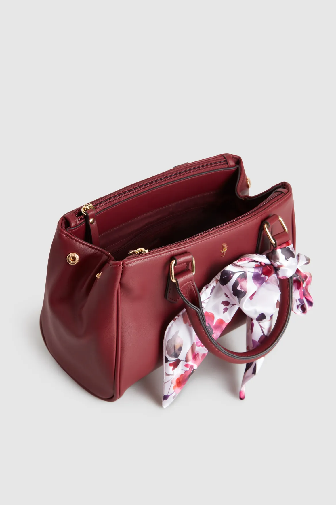 Rosewater Scarf Mini Grab Tote Bag