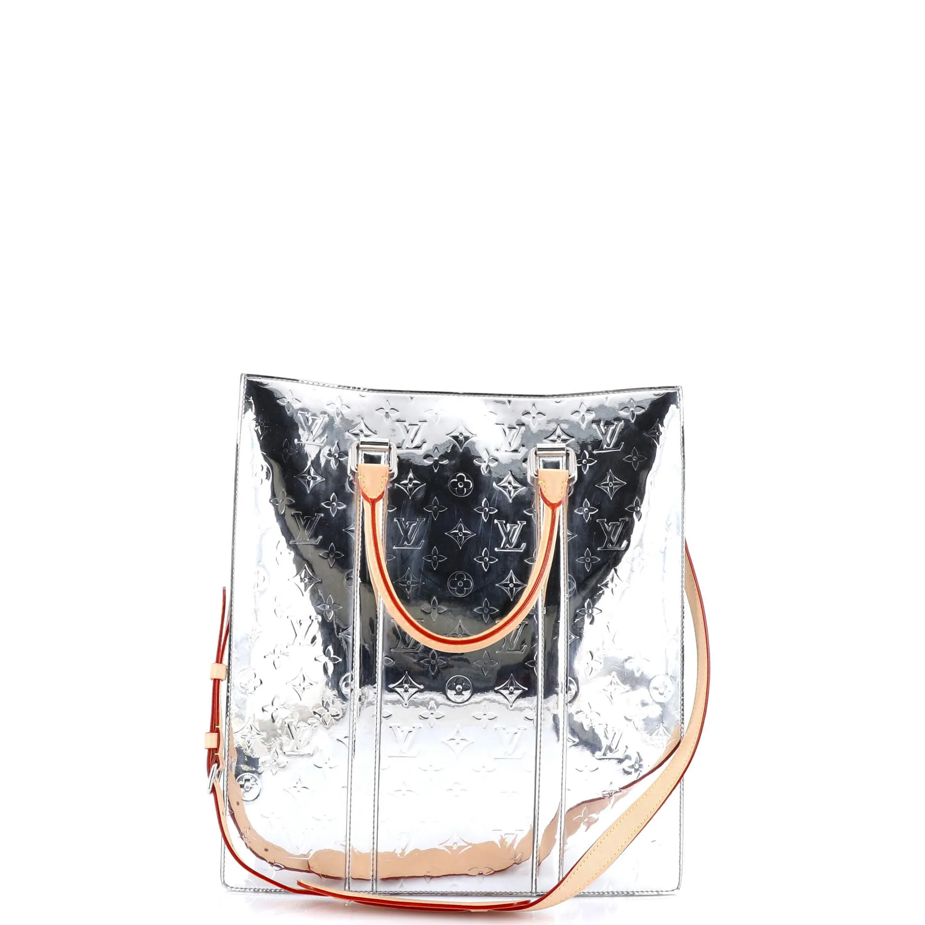 Sac Plat Bag Monogram Mirror Coated Canvas
