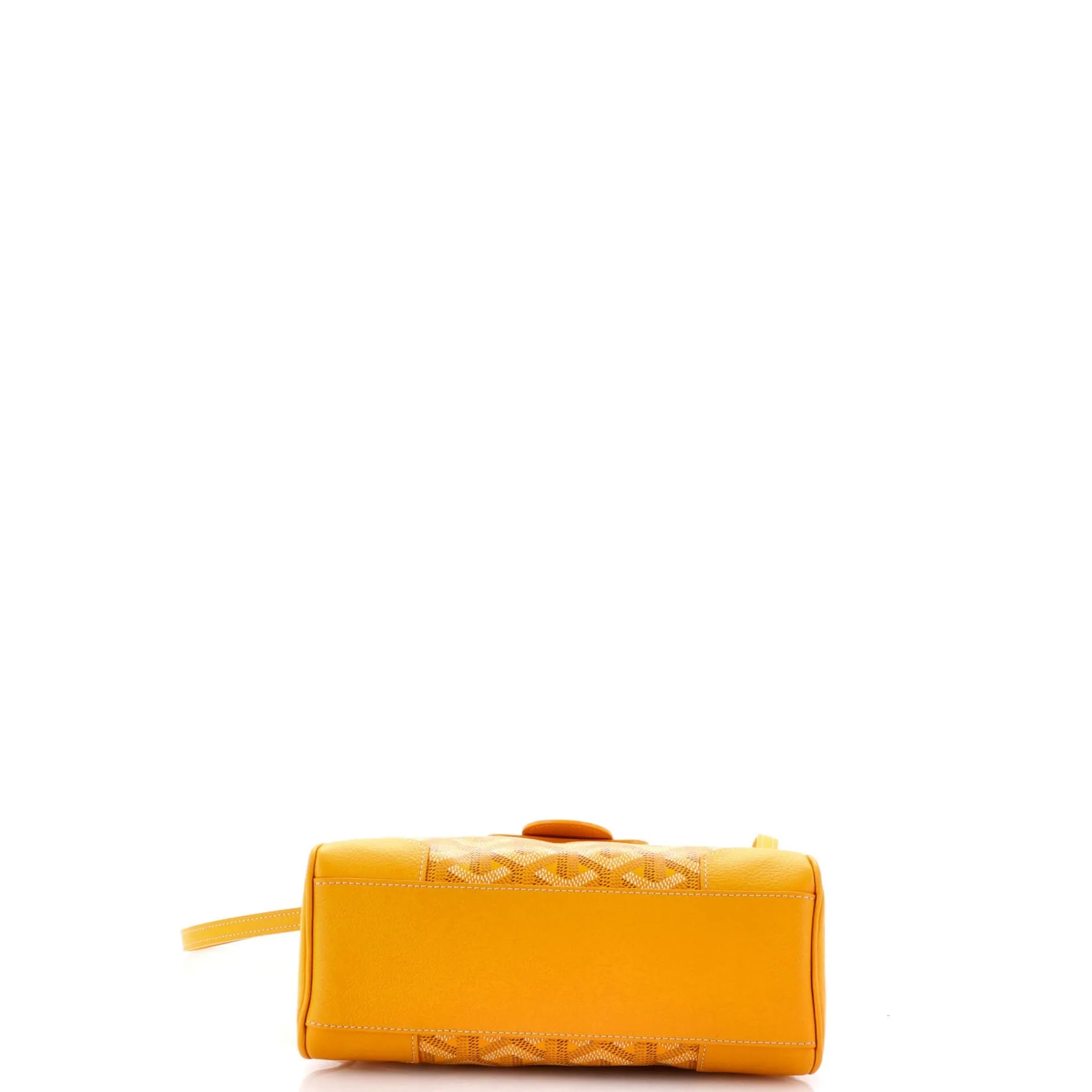 Saigon Top Handle Bag Coated Canvas with Leather Mini