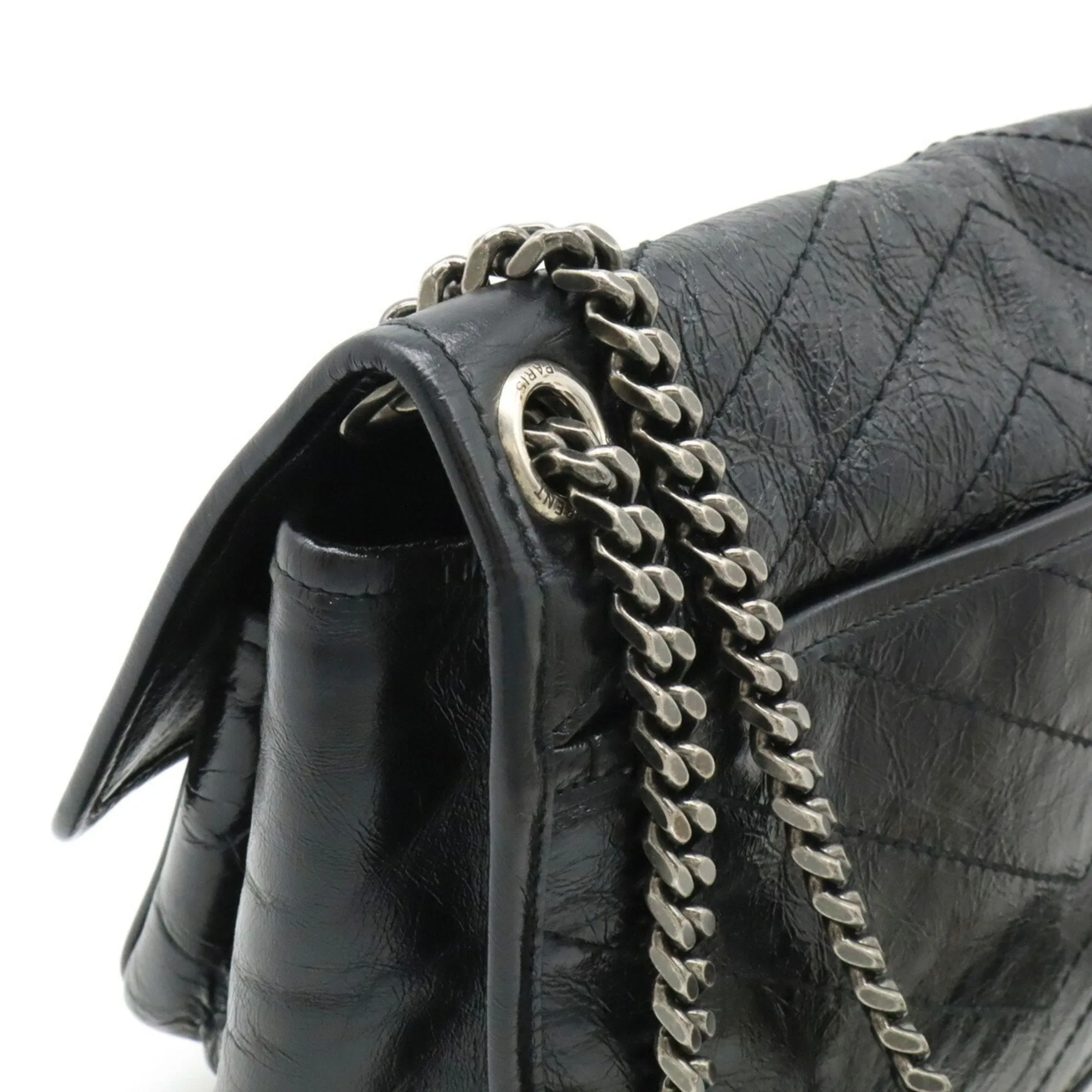Saint Laurent Leather Shoulder Bag (Pre-Owned)