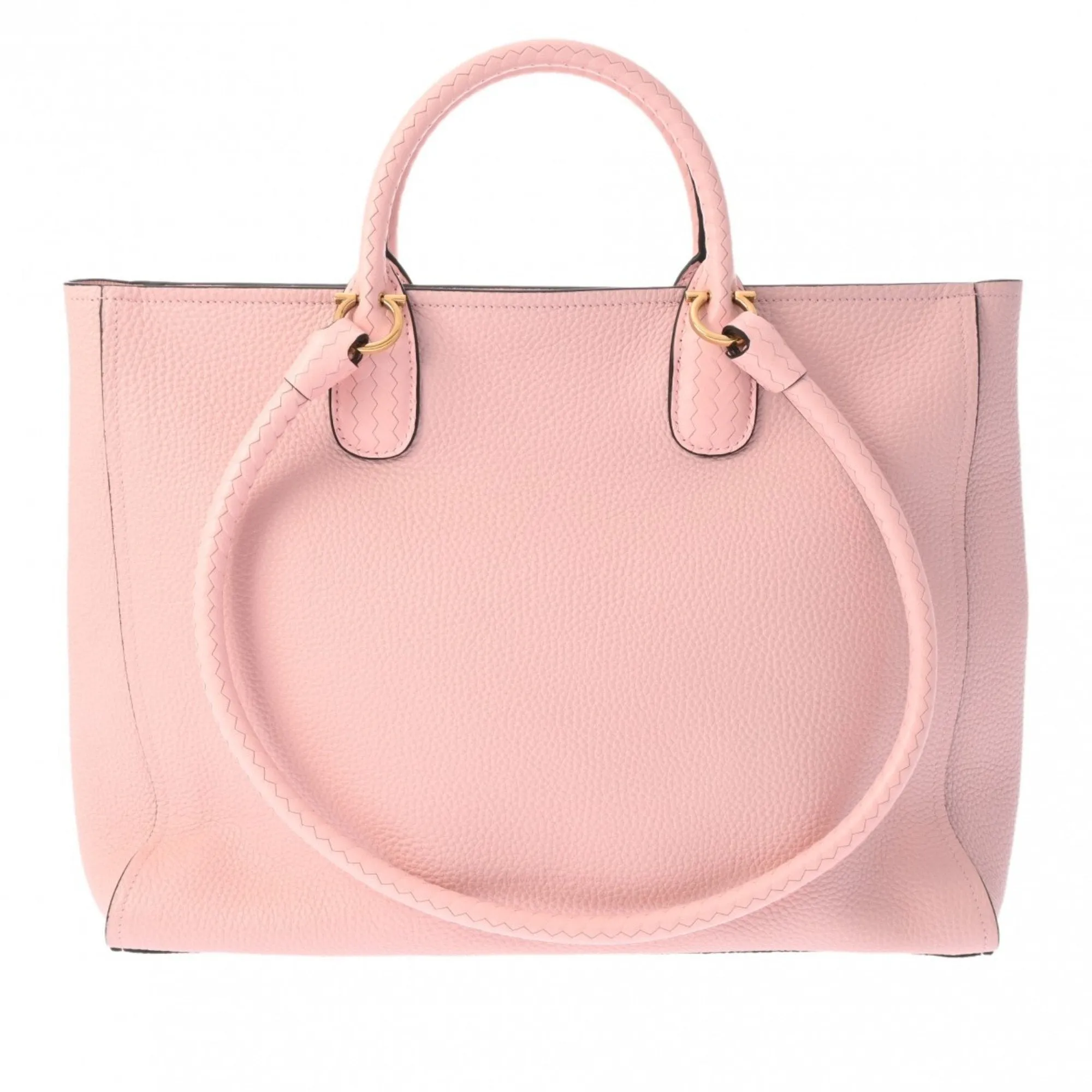 Salvatore Ferragamo Gancini  Leather Shoulder Bag (Pre-Owned)