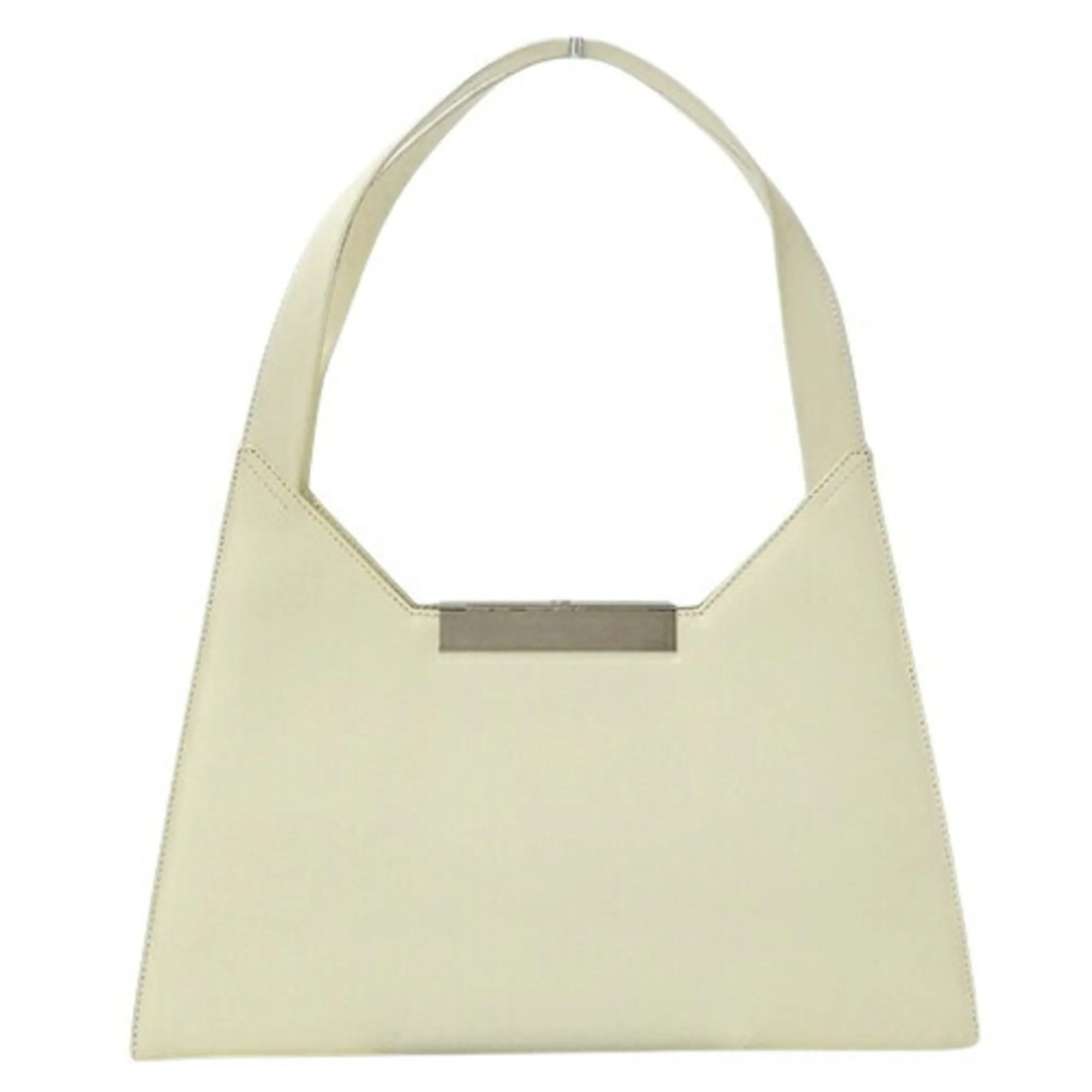 Salvatore Ferragamo ivory  Leather Shoulder Bag (Pre-Owned)