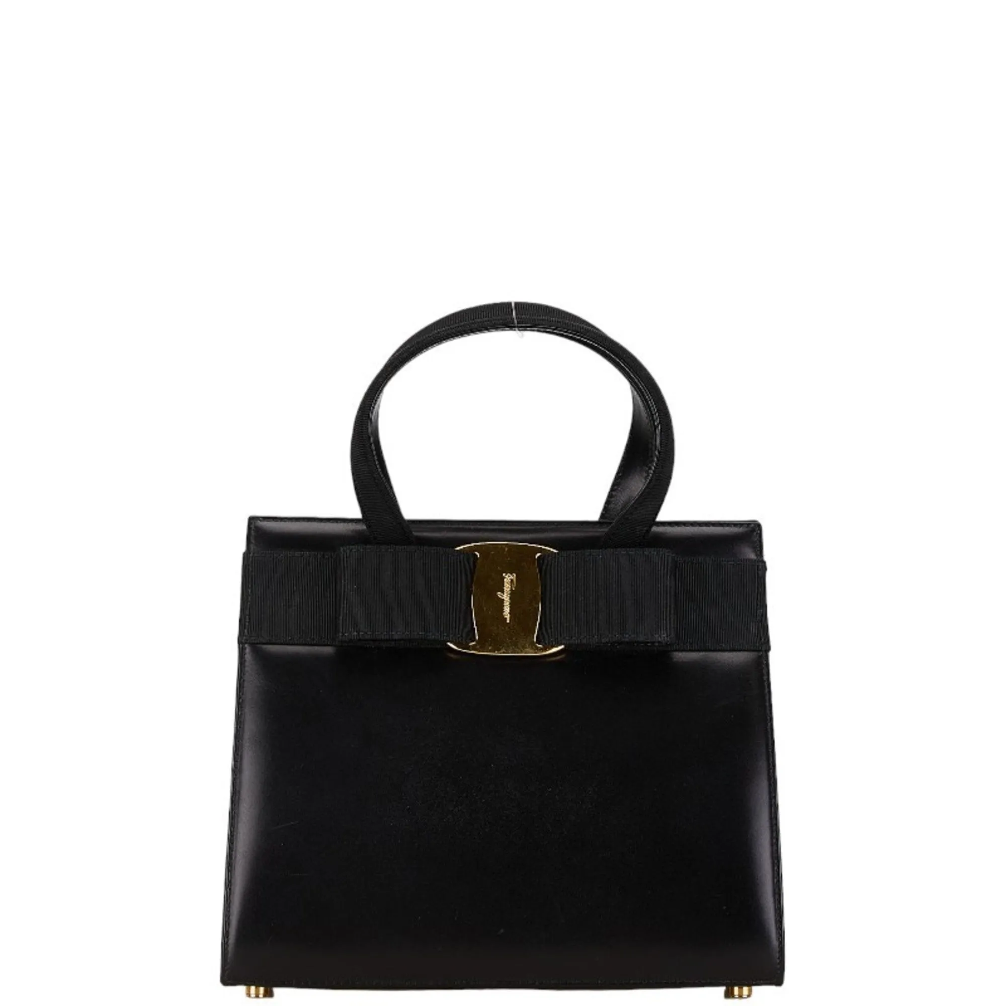 Salvatore Ferragamo  Leather Handbag Shoulder Bag (Pre-Owned)