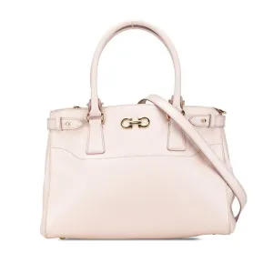 Salvatore Ferragamo Leather Handbag Shoulder Bag (Pre-Owned)