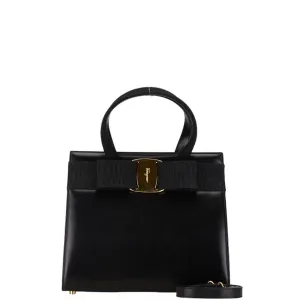 Salvatore Ferragamo  Leather Handbag Shoulder Bag (Pre-Owned)