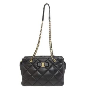 Salvatore Ferragamo Leather Shoulder Bag (Pre-Owned)
