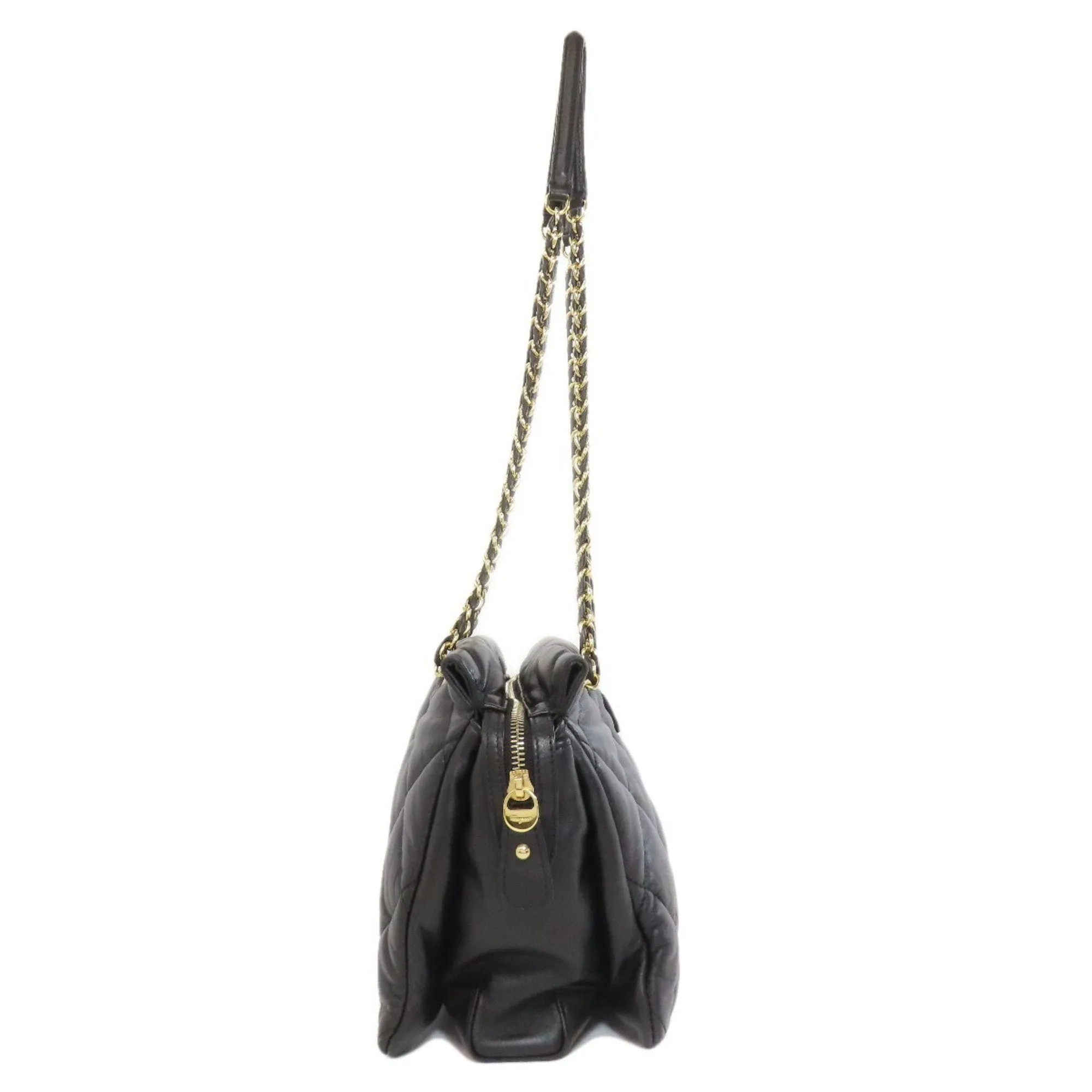 Salvatore Ferragamo Leather Shoulder Bag (Pre-Owned)