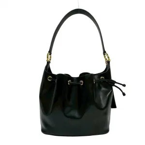 Salvatore Ferragamo Shoulder Bag leather black