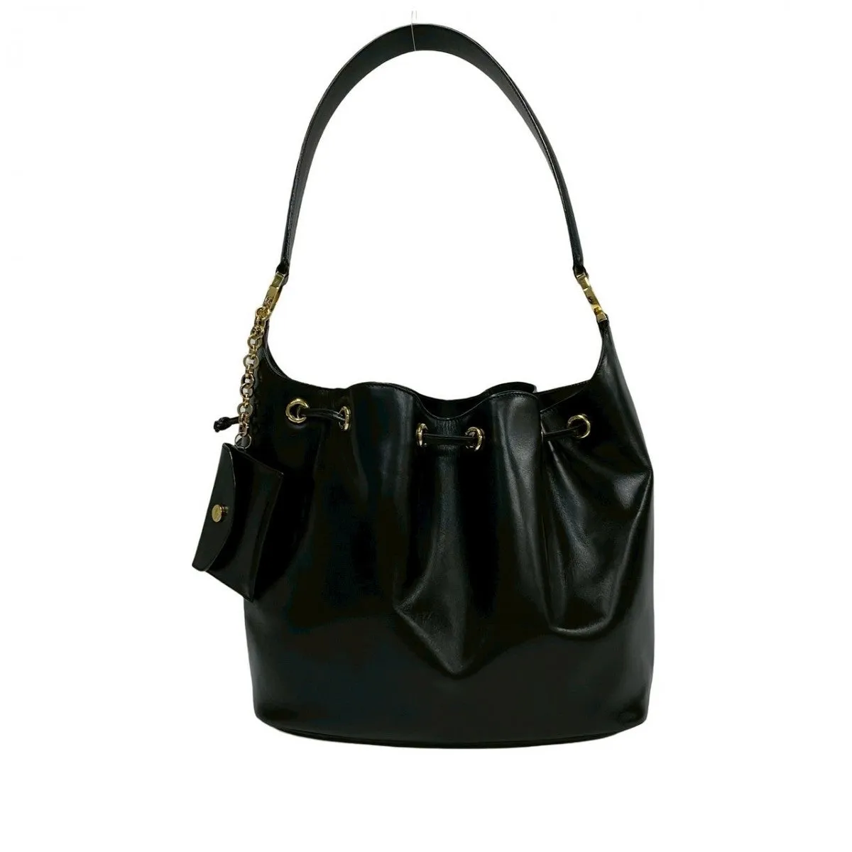 Salvatore Ferragamo Shoulder Bag leather black