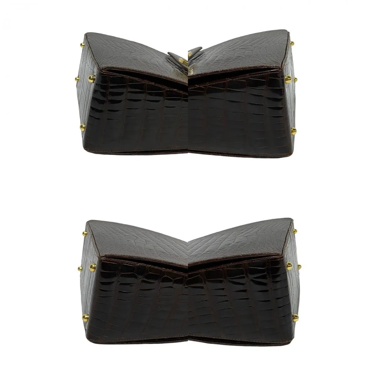 Salvatore Ferragamo Shoulder Bag leather Brown