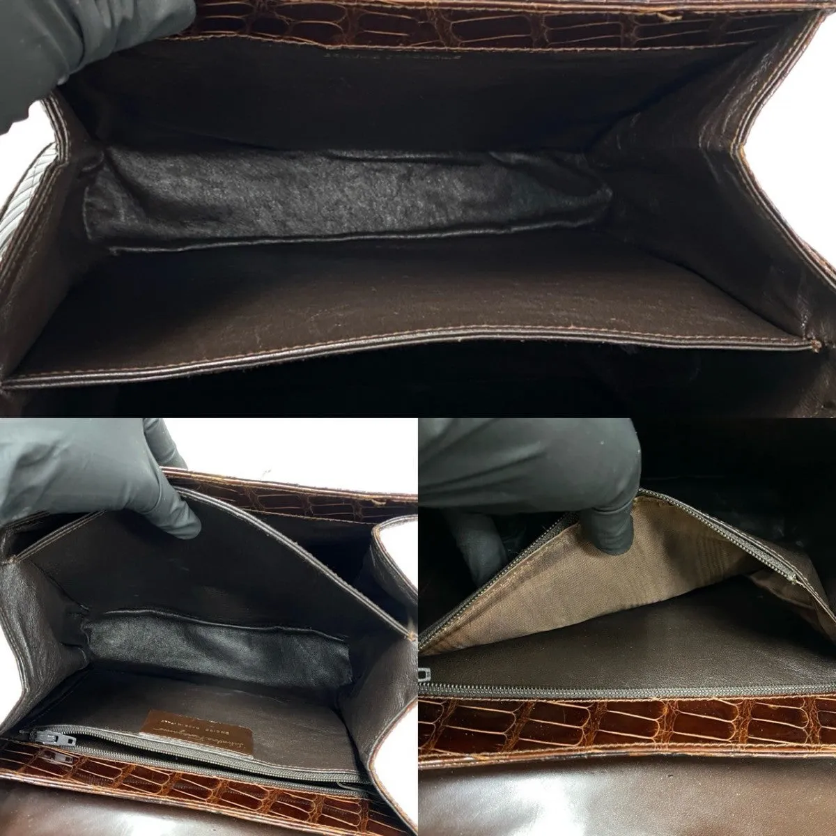 Salvatore Ferragamo Shoulder Bag leather Brown