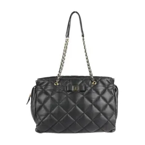 Salvatore Ferragamo Vara  Leather Handbag Shopping Bag Shoulder Bag Tote Bag (Pre-Owned)