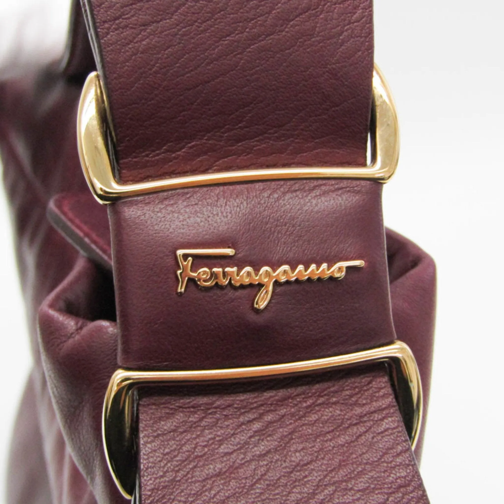Salvatore Ferragamo Vara  Leather Shopper Bag (Pre-Owned)