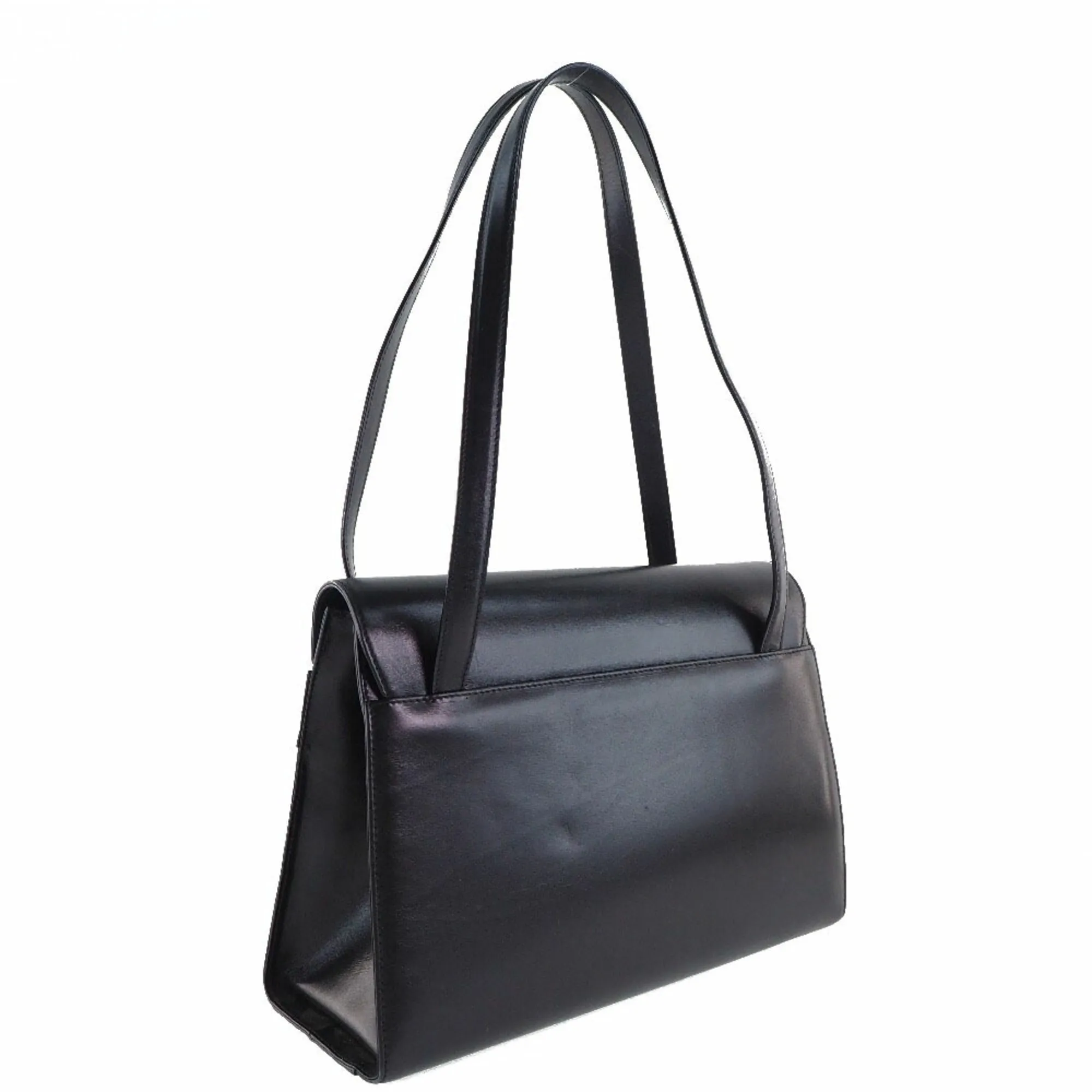 Salvatore Ferragamo Vara  Leather Shoulder Bag (Pre-Owned)