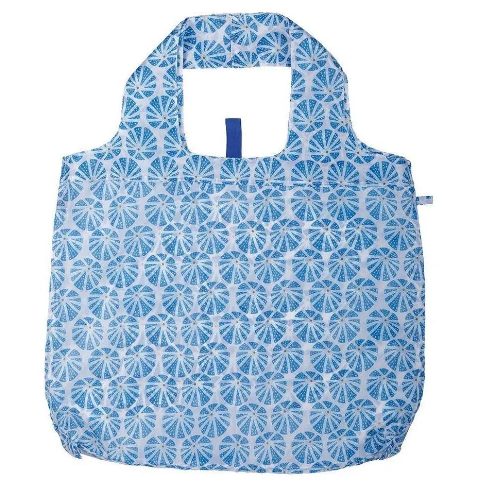 Sea Urchin Blue Blu Bag Reusable Shopping Bag - Machine Washable