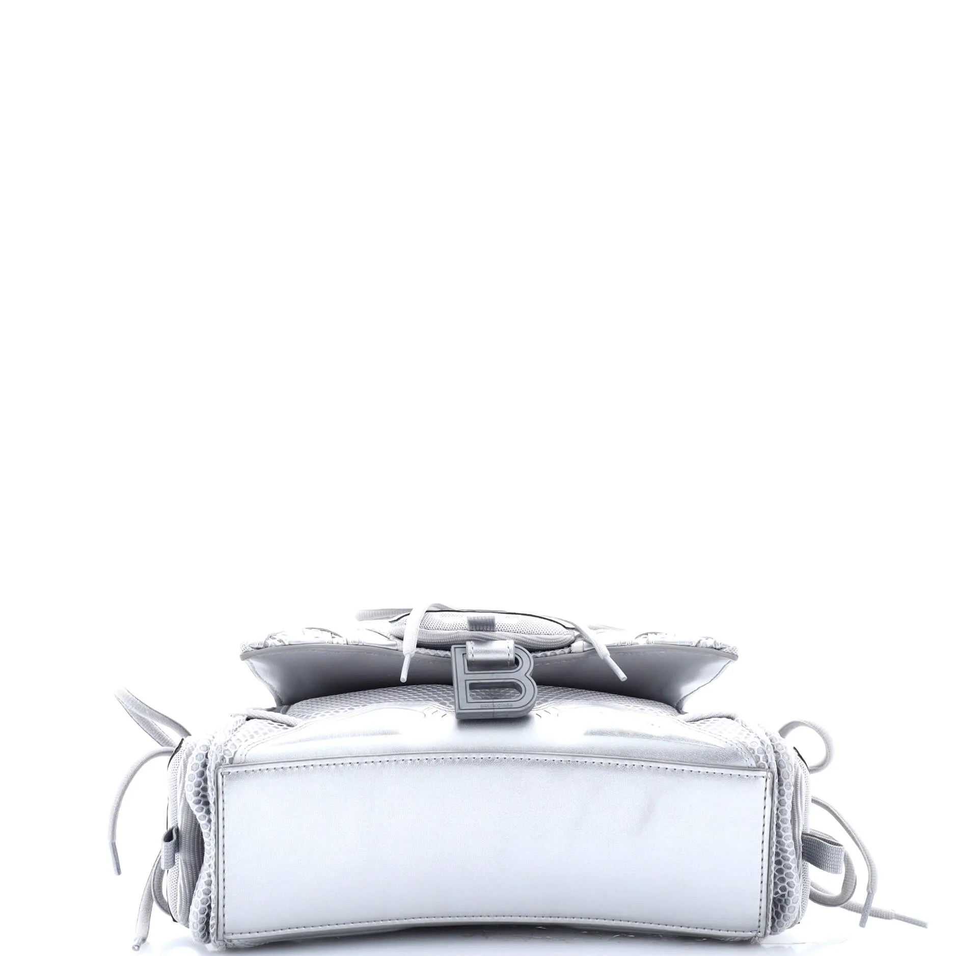 SneakerHead Top Handle Bag Mesh and Faux Leather Small
