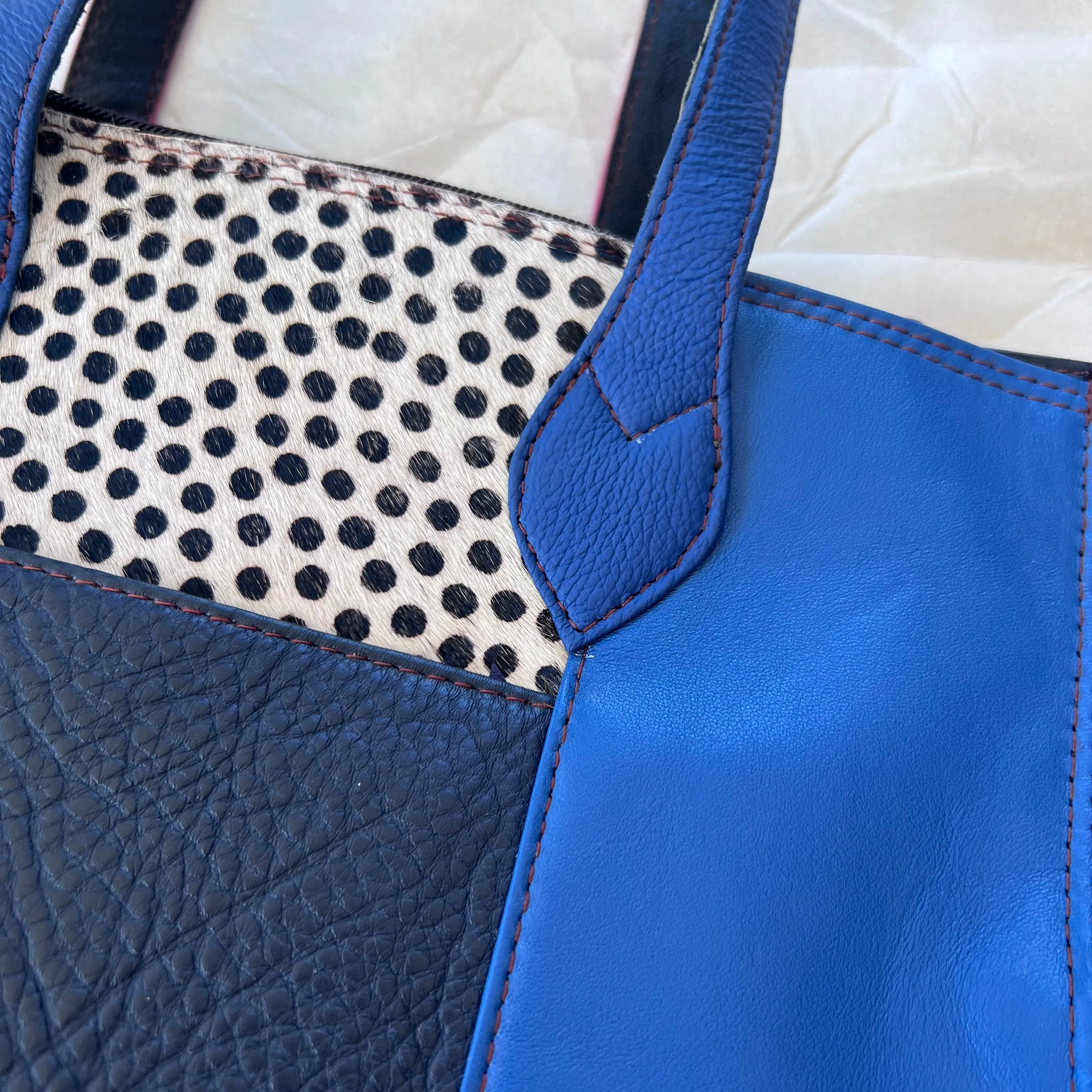 Soruka - Giselle Tote, Navy & Flamingo