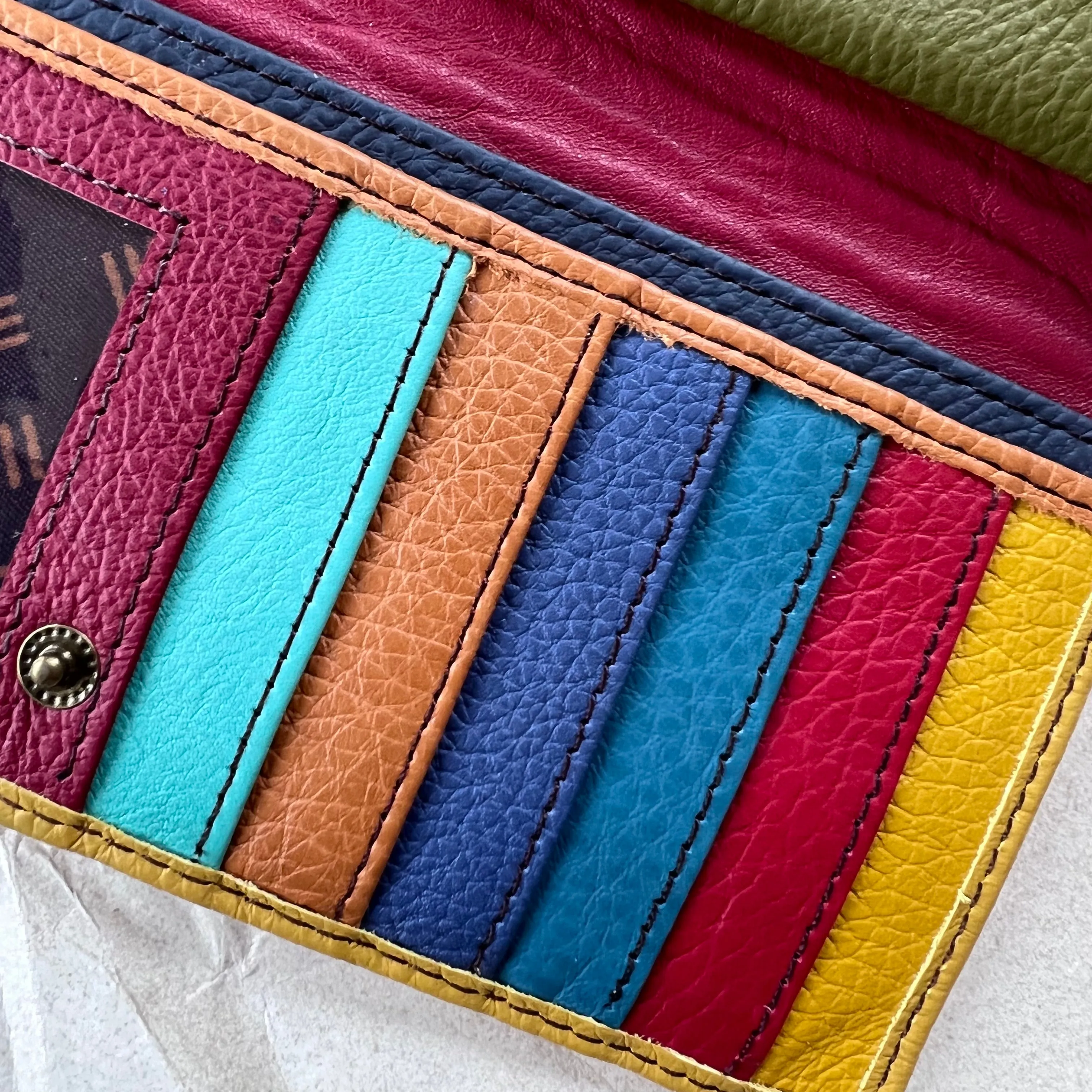 Soruka - Half Moon Wallet with Animal Print, Honey