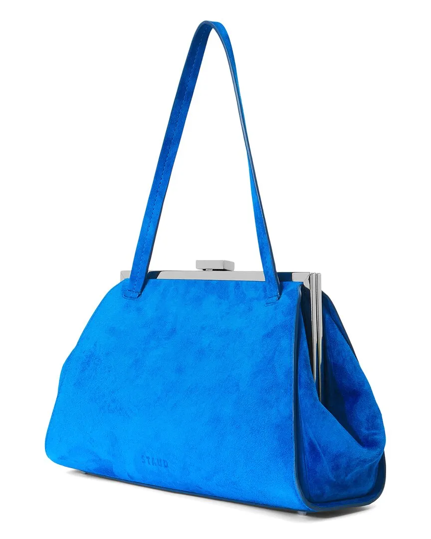 STAUD Lennon Leather Shoulder Bag