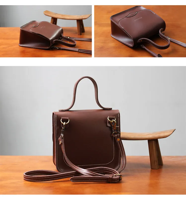 Stylish LEATHER WOMEN Square Handbag SHOULDER BAG Crossbody Purse FOR WOMEN