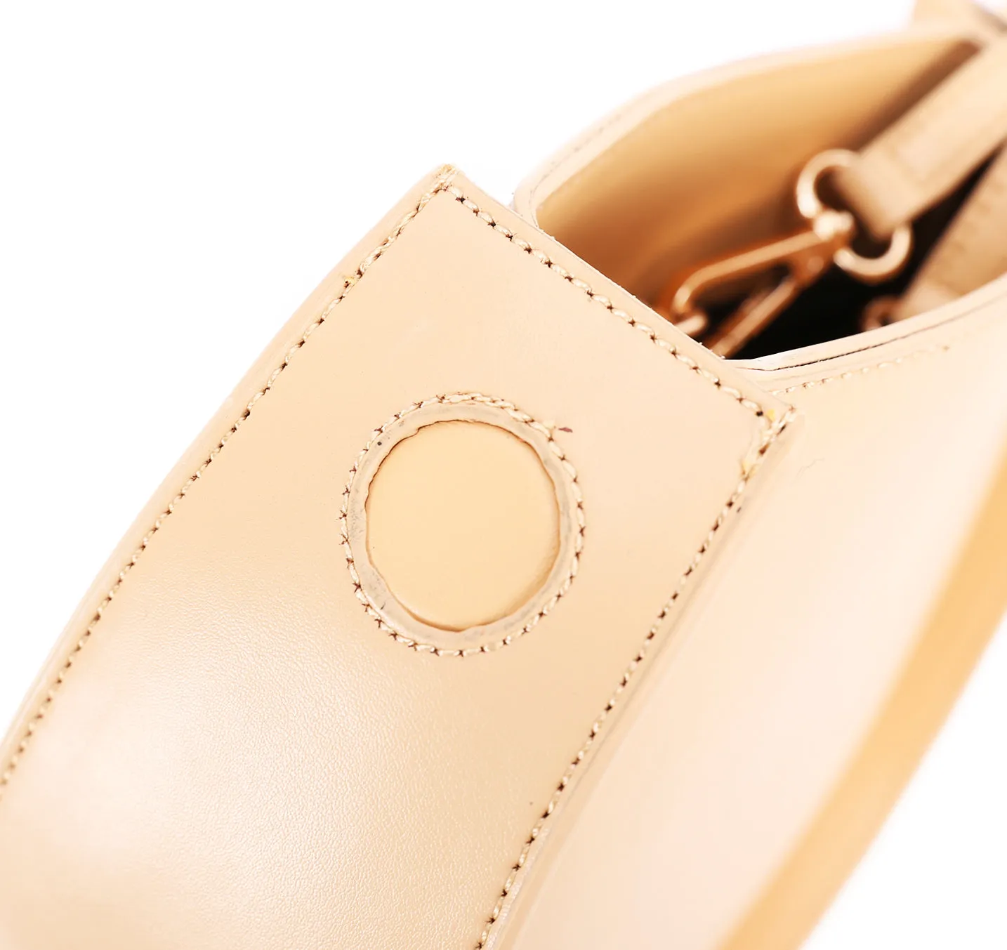 Stylish LEATHER WOMENs Circle Handbags Purse Round SHOULDER Purse for Women