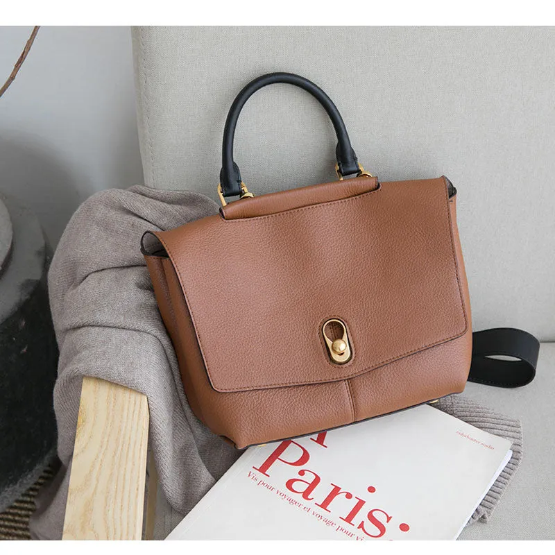 Stylish Leather Womens Handbag Work Bag Work Purse Shoulder Bag for Women