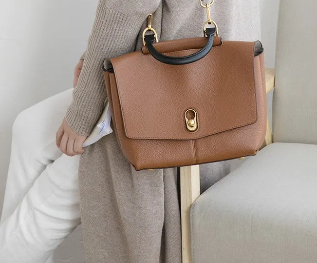 Stylish Leather Womens Handbag Work Bag Work Purse Shoulder Bag for Women