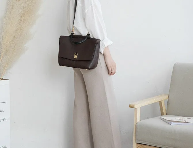 Stylish Leather Womens Handbag Work Bag Work Purse Shoulder Bag for Women