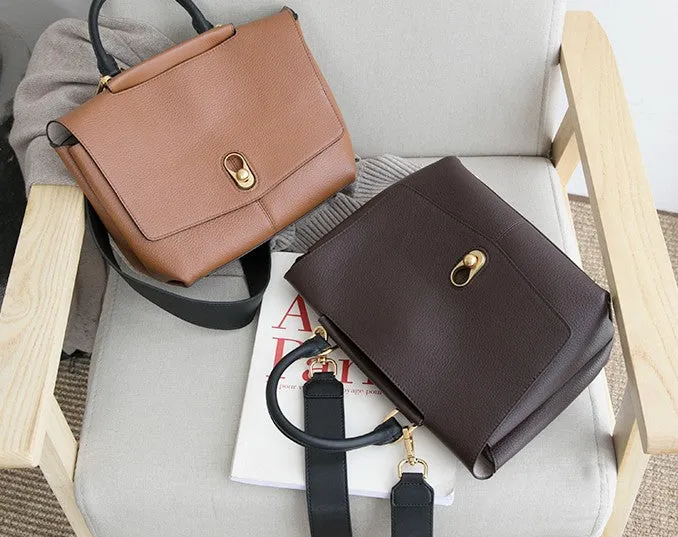Stylish Leather Womens Handbag Work Bag Work Purse Shoulder Bag for Women