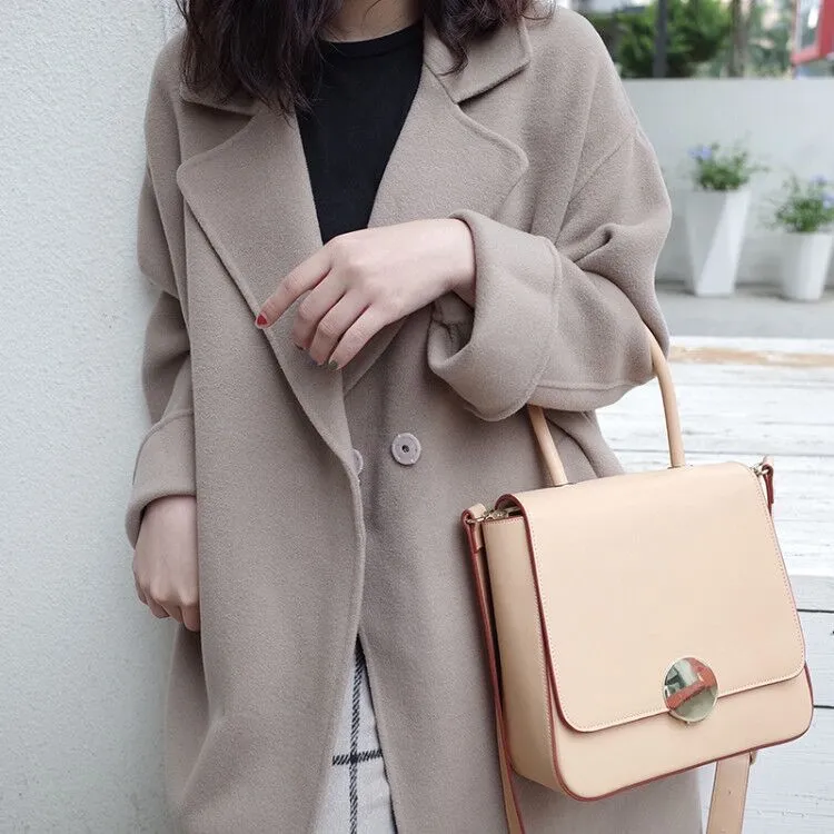 Stylish LEATHER WOMENs Square Handbags SHOULDER BAG Purse FOR WOMEN