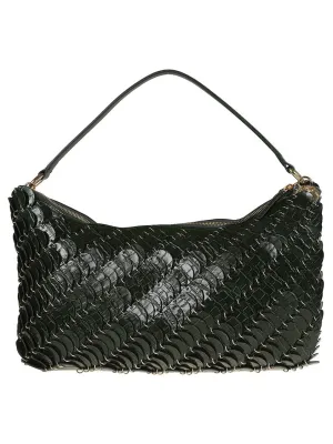 Textured Green Vachet Design Bag
