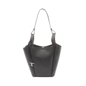 Tod's Leather Bucket Shoulder Bag Black