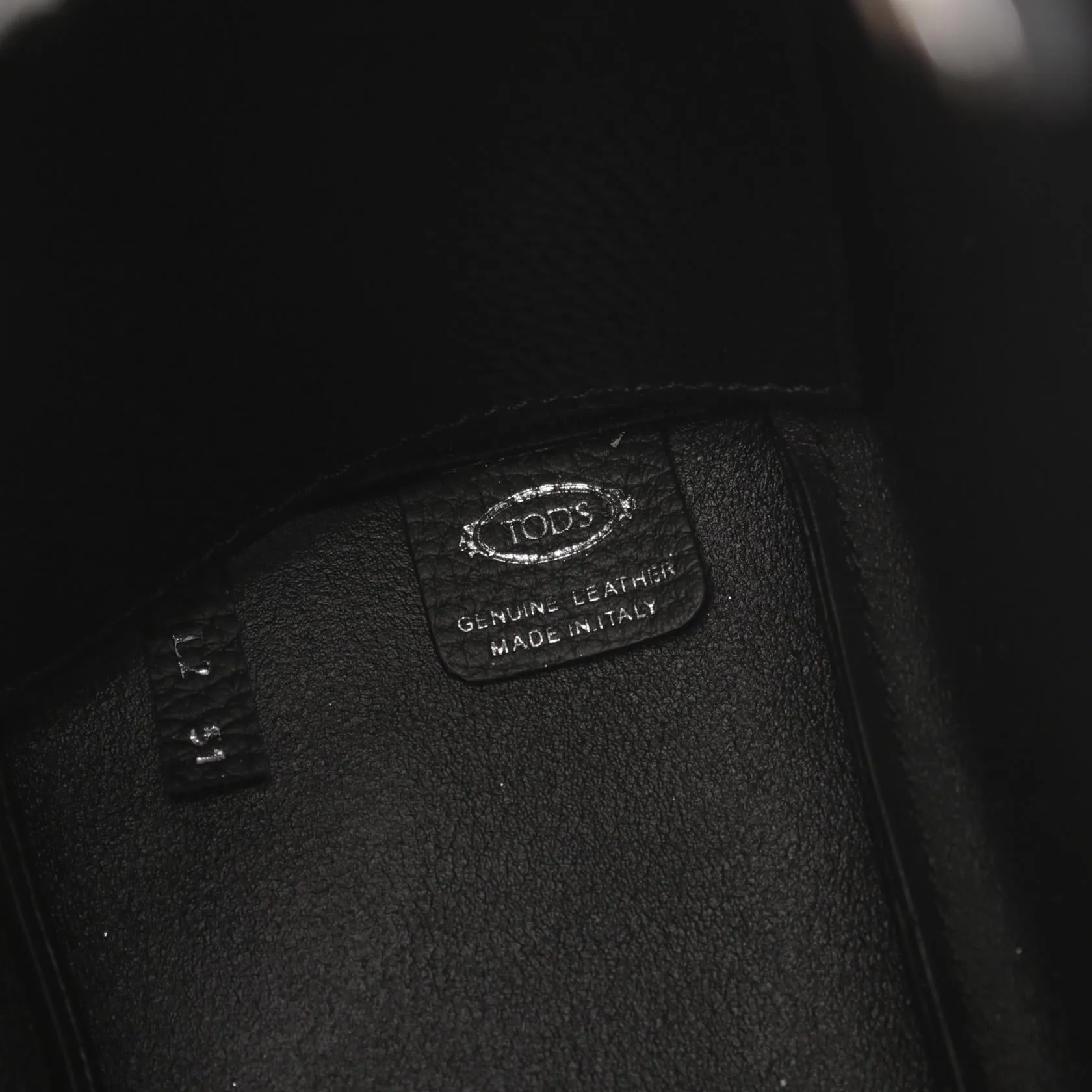 Tod's Leather Bucket Shoulder Bag Black