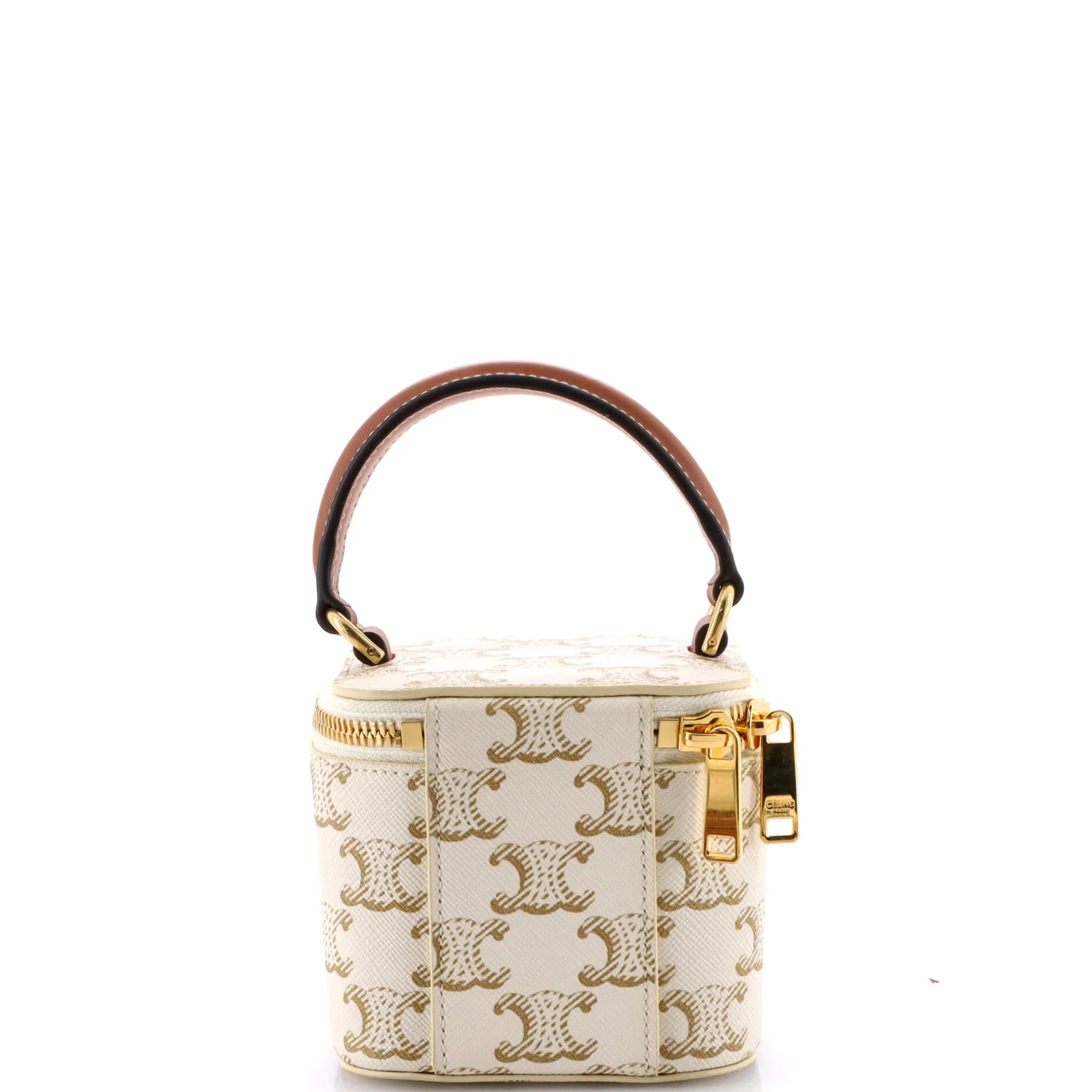 Top Handle Square Vanity Case Triomphe Coated Canvas Mini