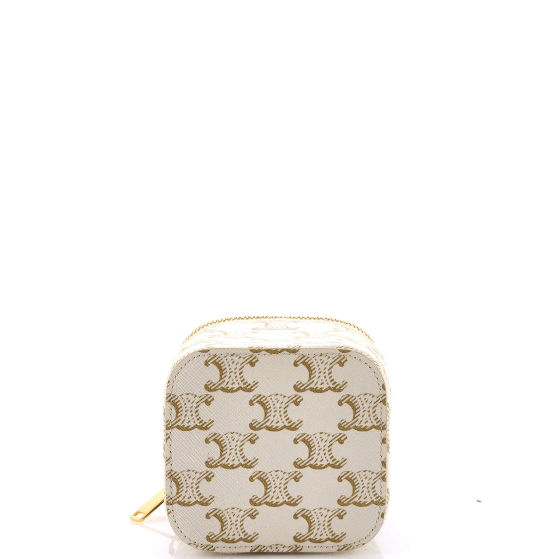 Top Handle Square Vanity Case Triomphe Coated Canvas Mini
