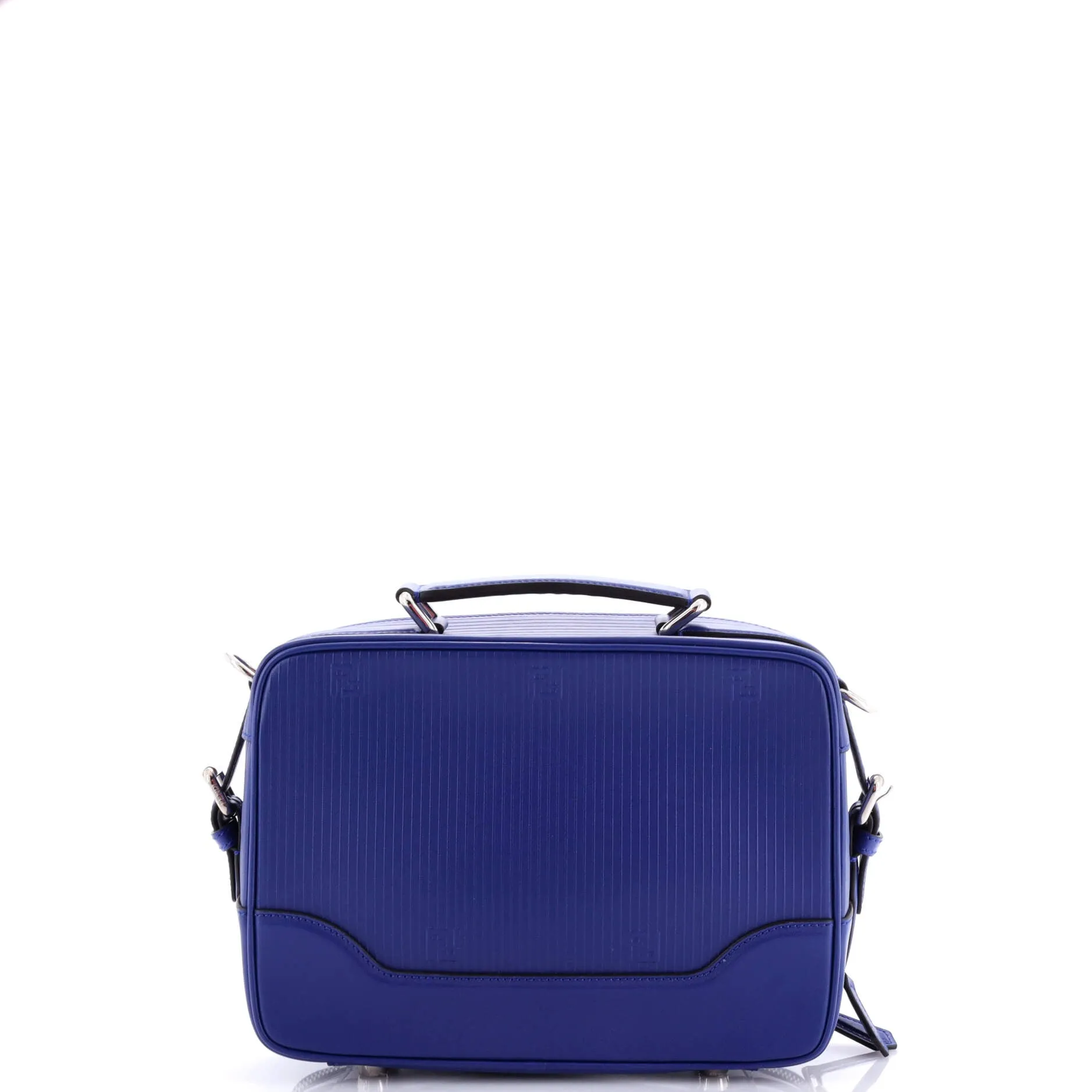 Top Handle Zip Around Travel Messenger Bag Embossed Leather