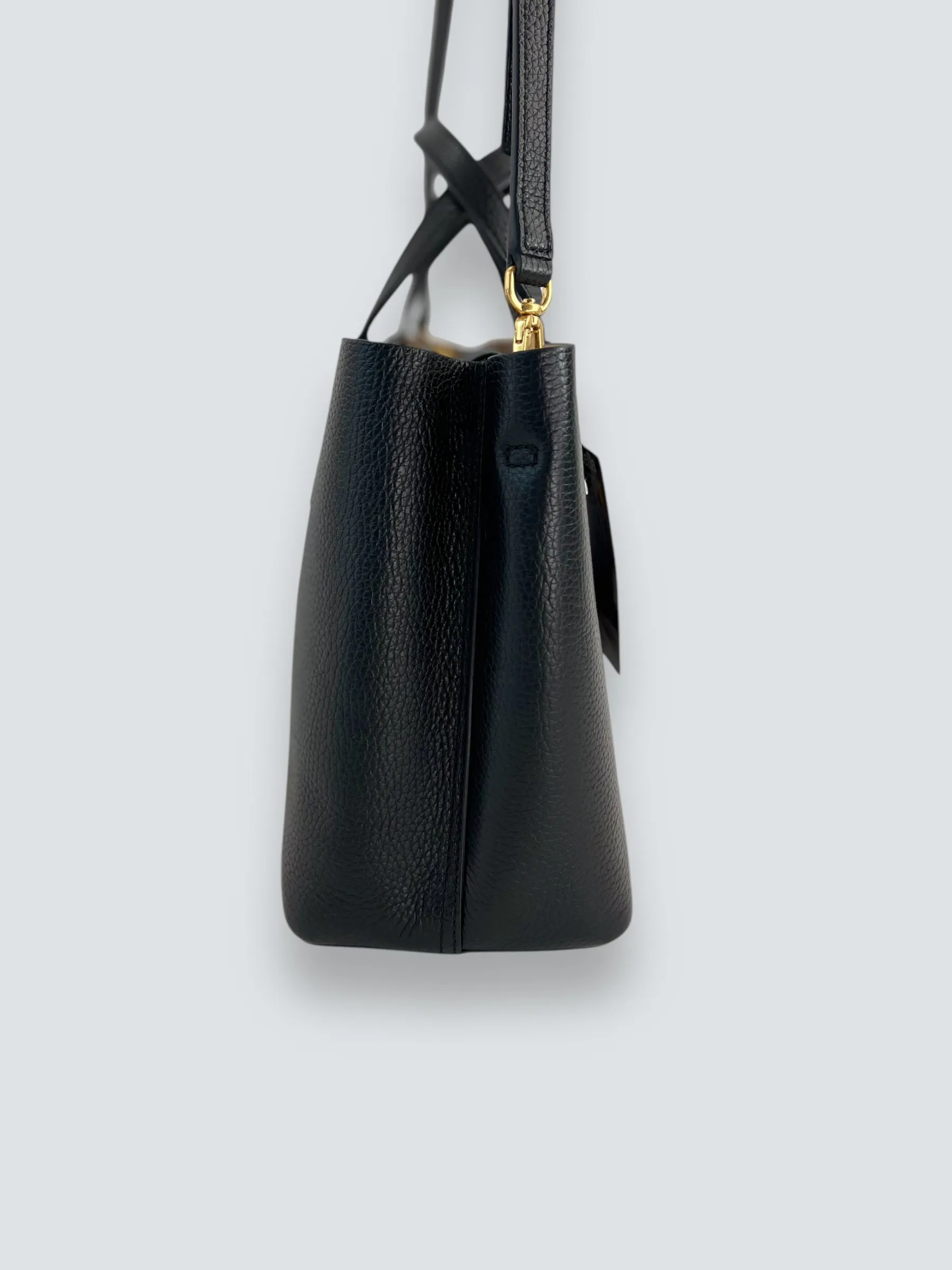 Tory Burch Black Leather Blake Tote