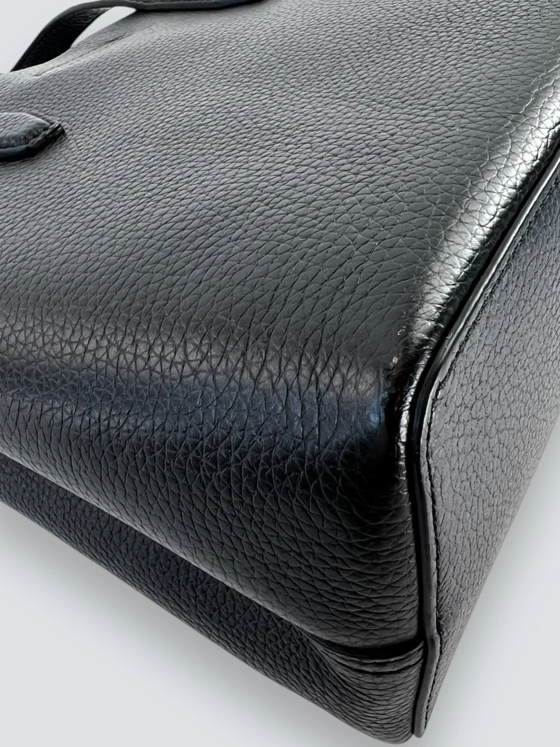 Tory Burch Black Leather Blake Tote
