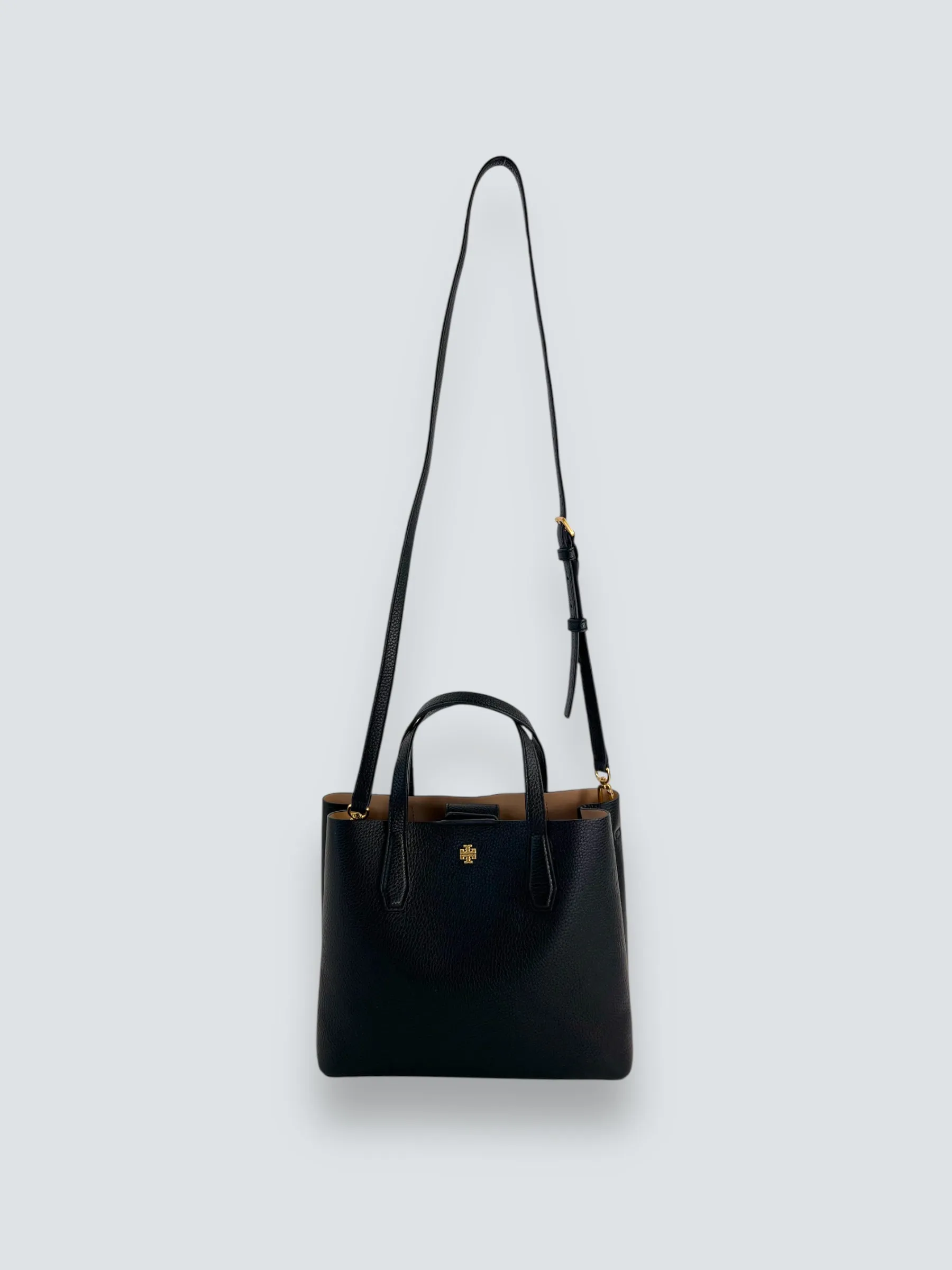 Tory Burch Black Leather Blake Tote
