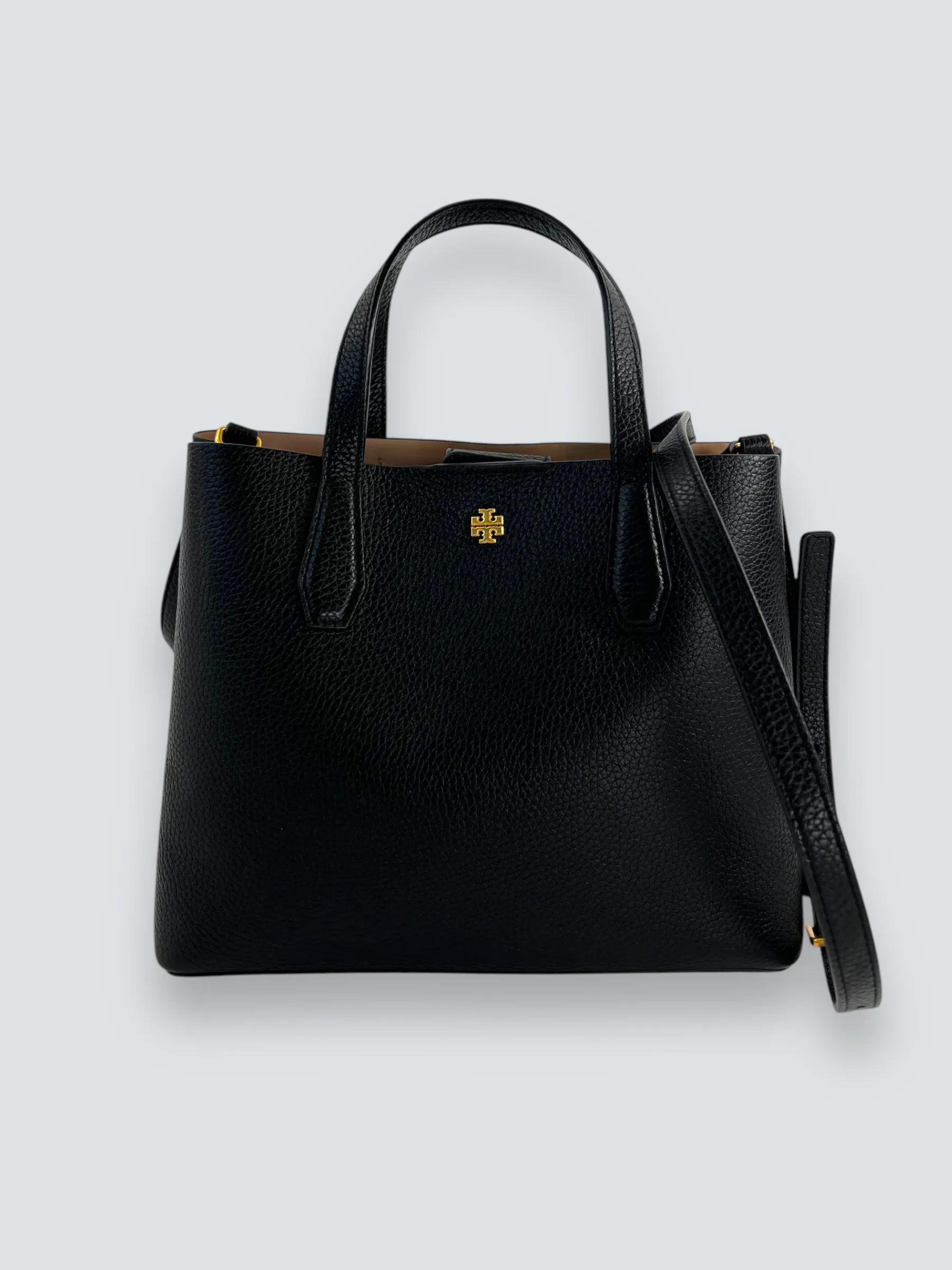 Tory Burch Black Leather Blake Tote
